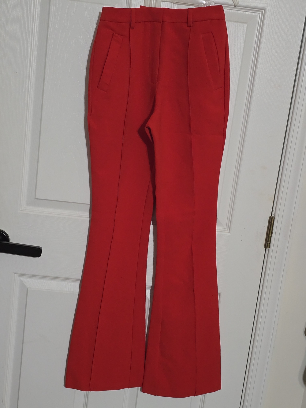Forever 21 Bold Red Flare Pants